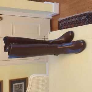 Italian leather riding boots